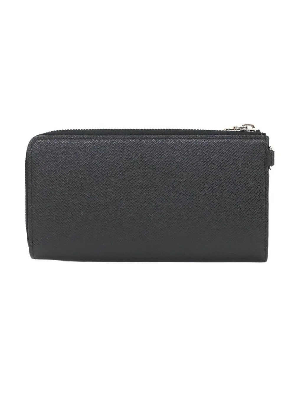 Louis Vuitton Taiga Zippy Dragonne L-shaped Zipper Wallet Leather Noir